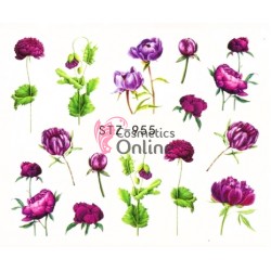Stickere cu Apa pentru unghii cod STZ955 - Floricele colorate